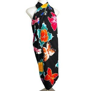 Van Klee Batik Butterfly Dragonfly Print Sarong